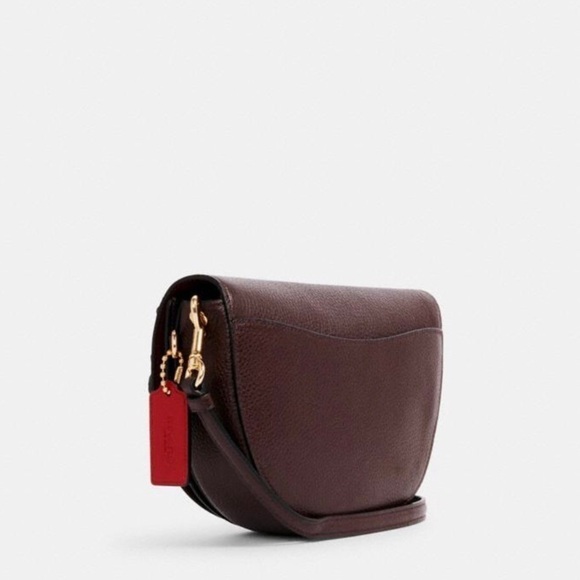 Coach Ellen Crossbody Daisy Applique In Oxblood - Picture 3 of 13